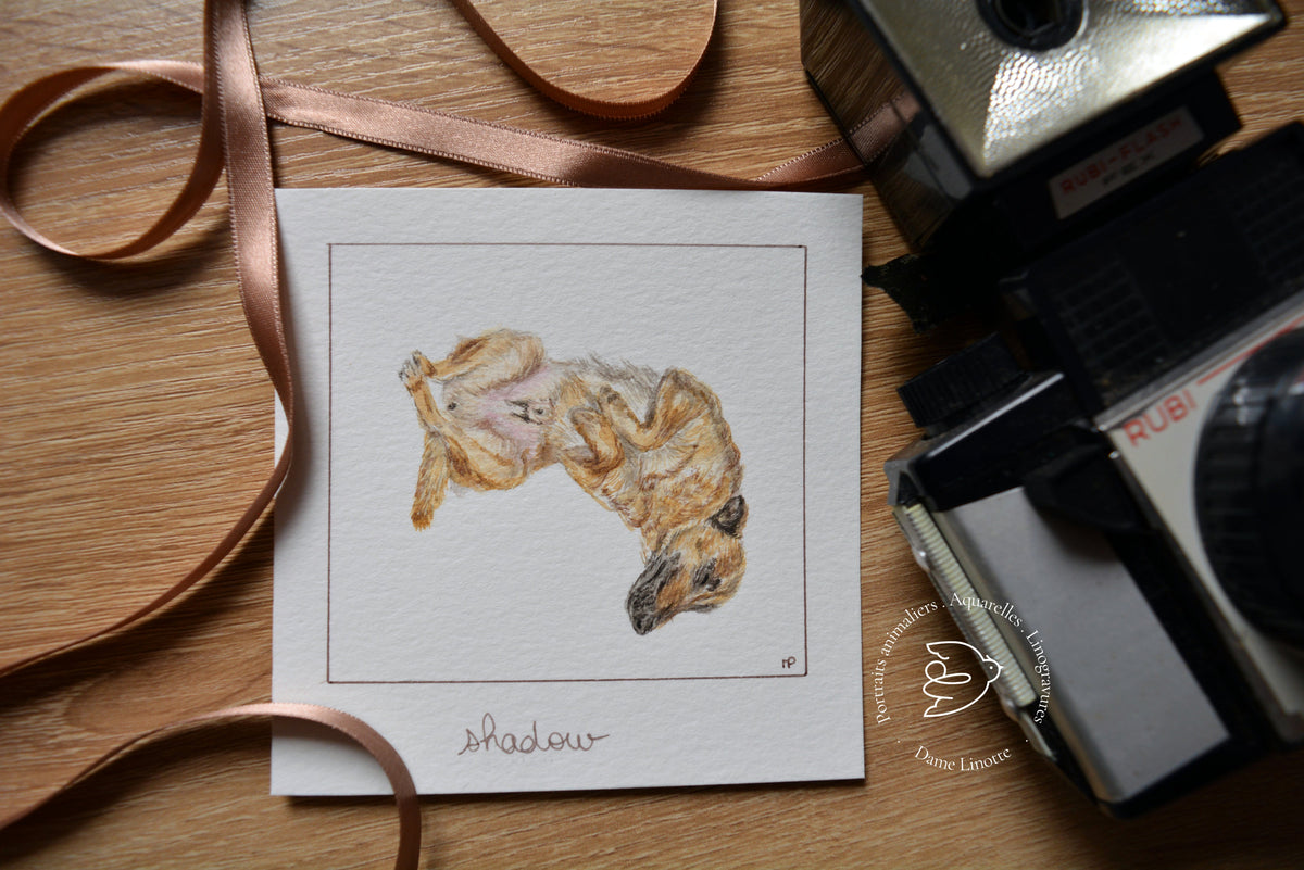 mini format aquarelle portrait