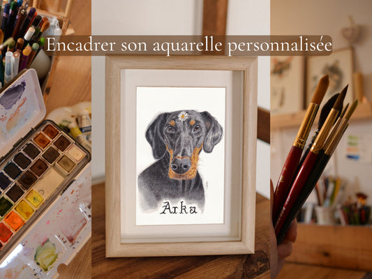 Comment encadrer et accrocher une aquarelle sans l'abîmer