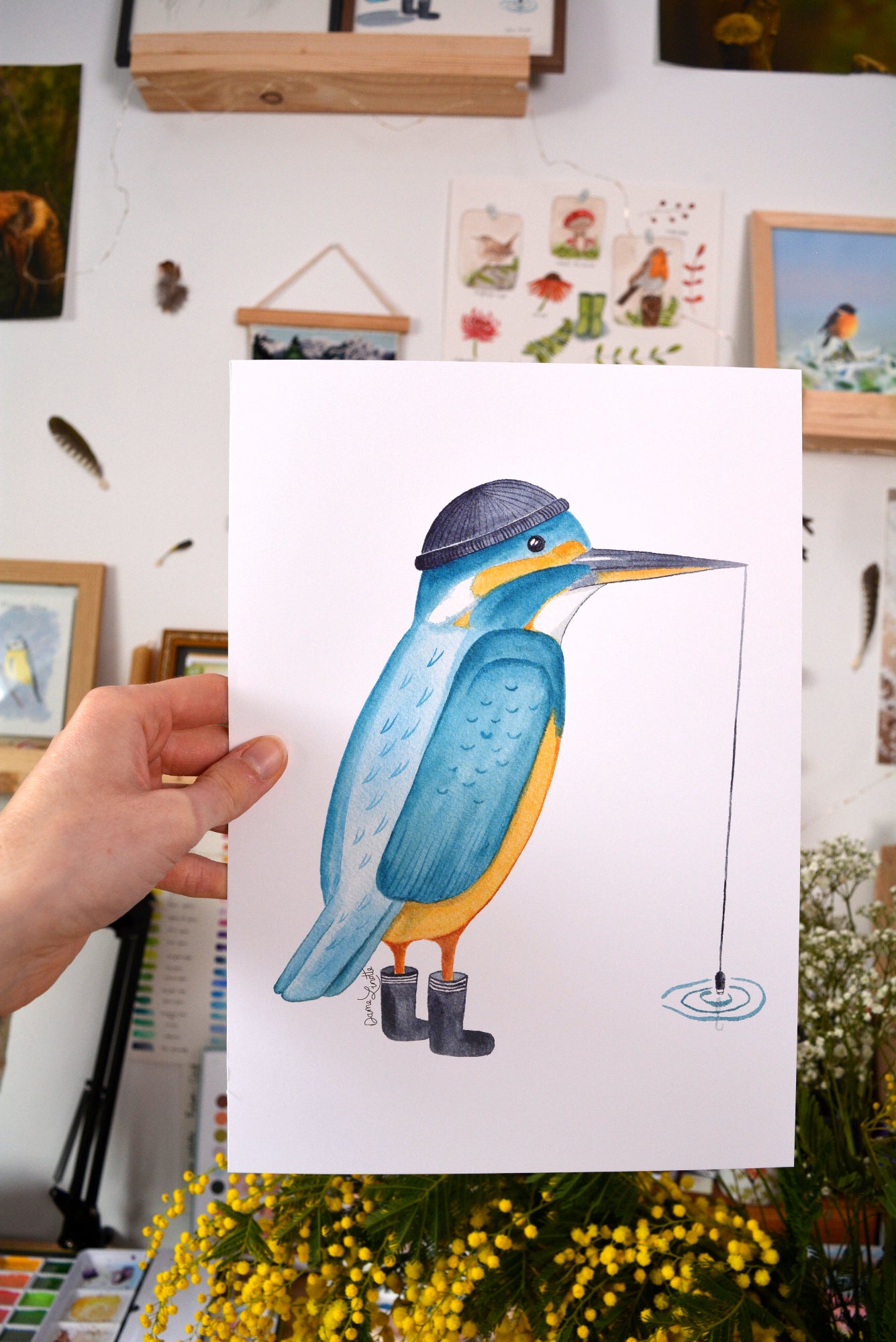 affiche a4 martin pecheur