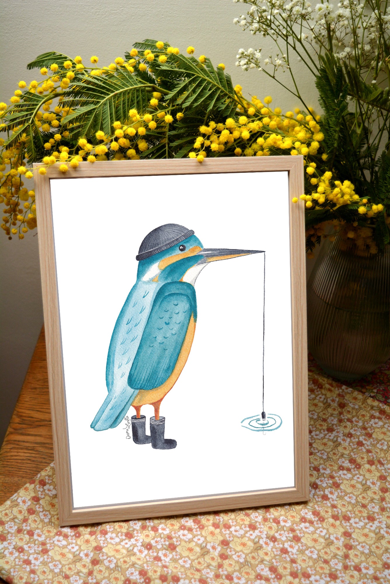 affiche a4 martin pecheur