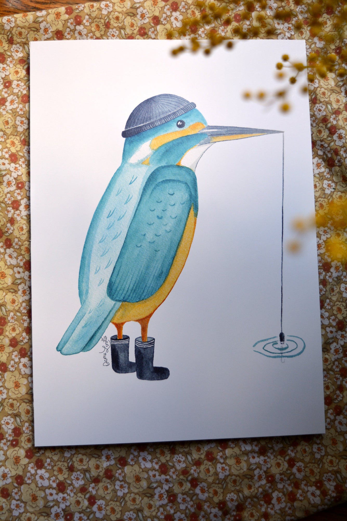 affiche a4 martin pecheur