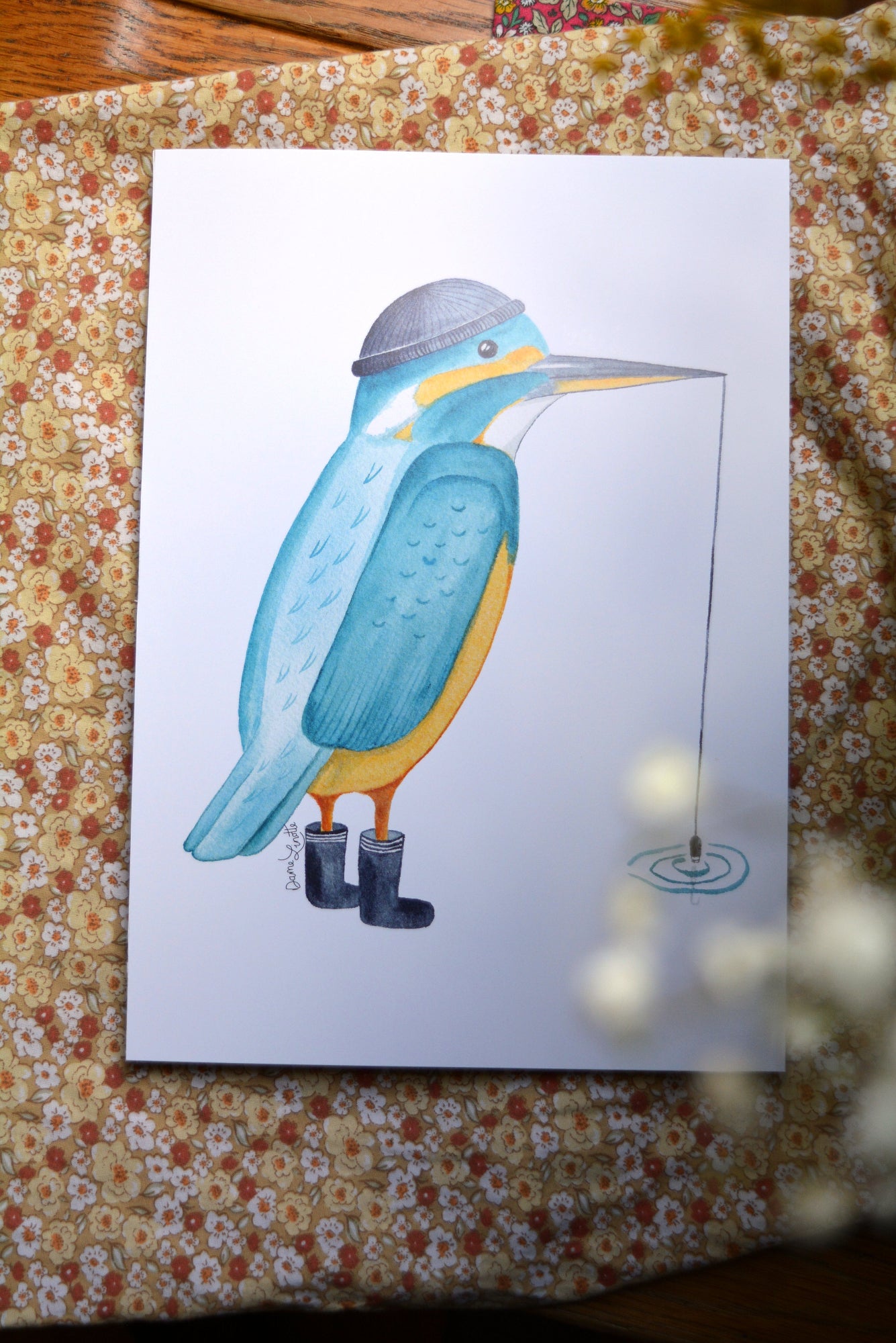 affiche a4 martin pecheur