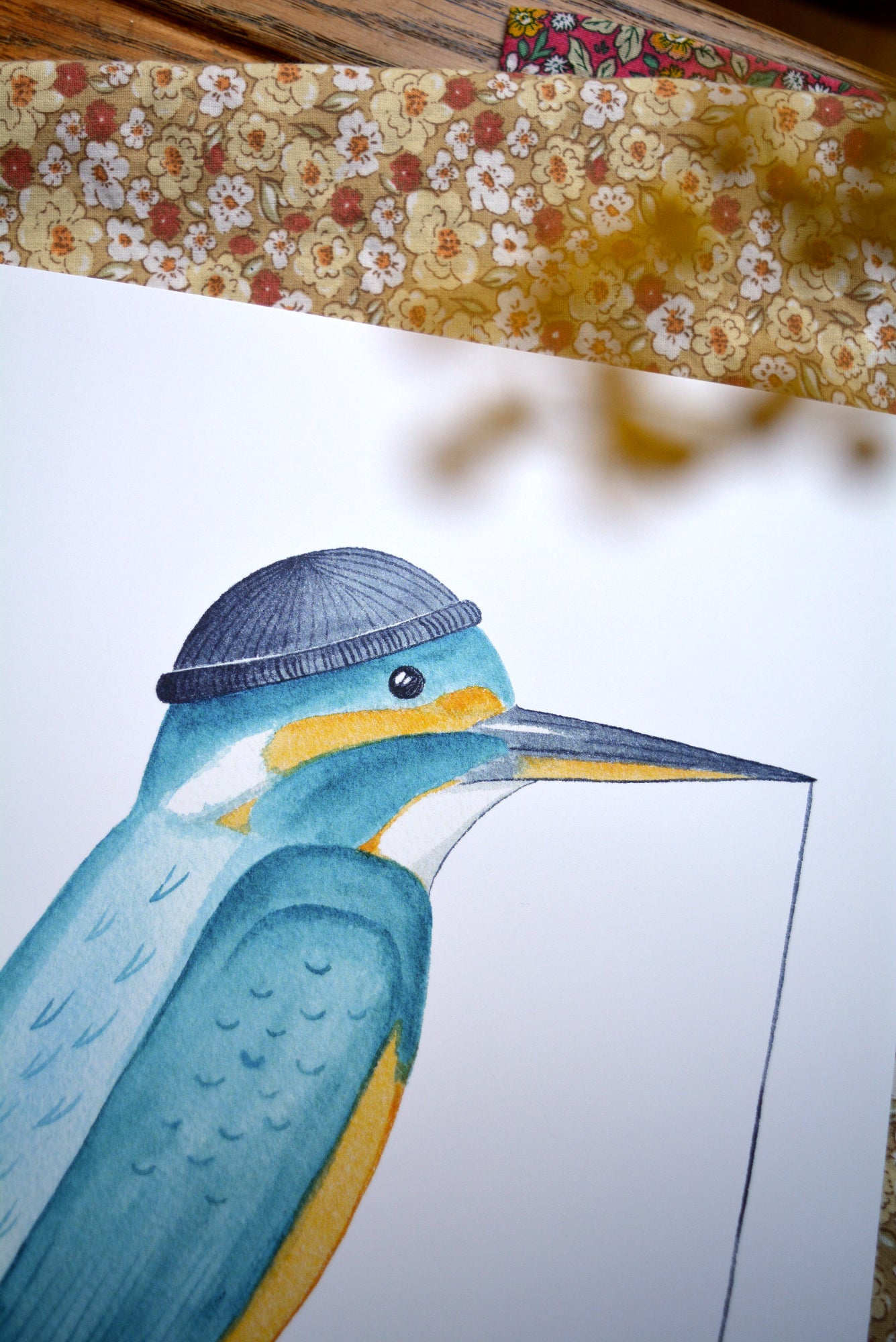 affiche a4 martin pecheur