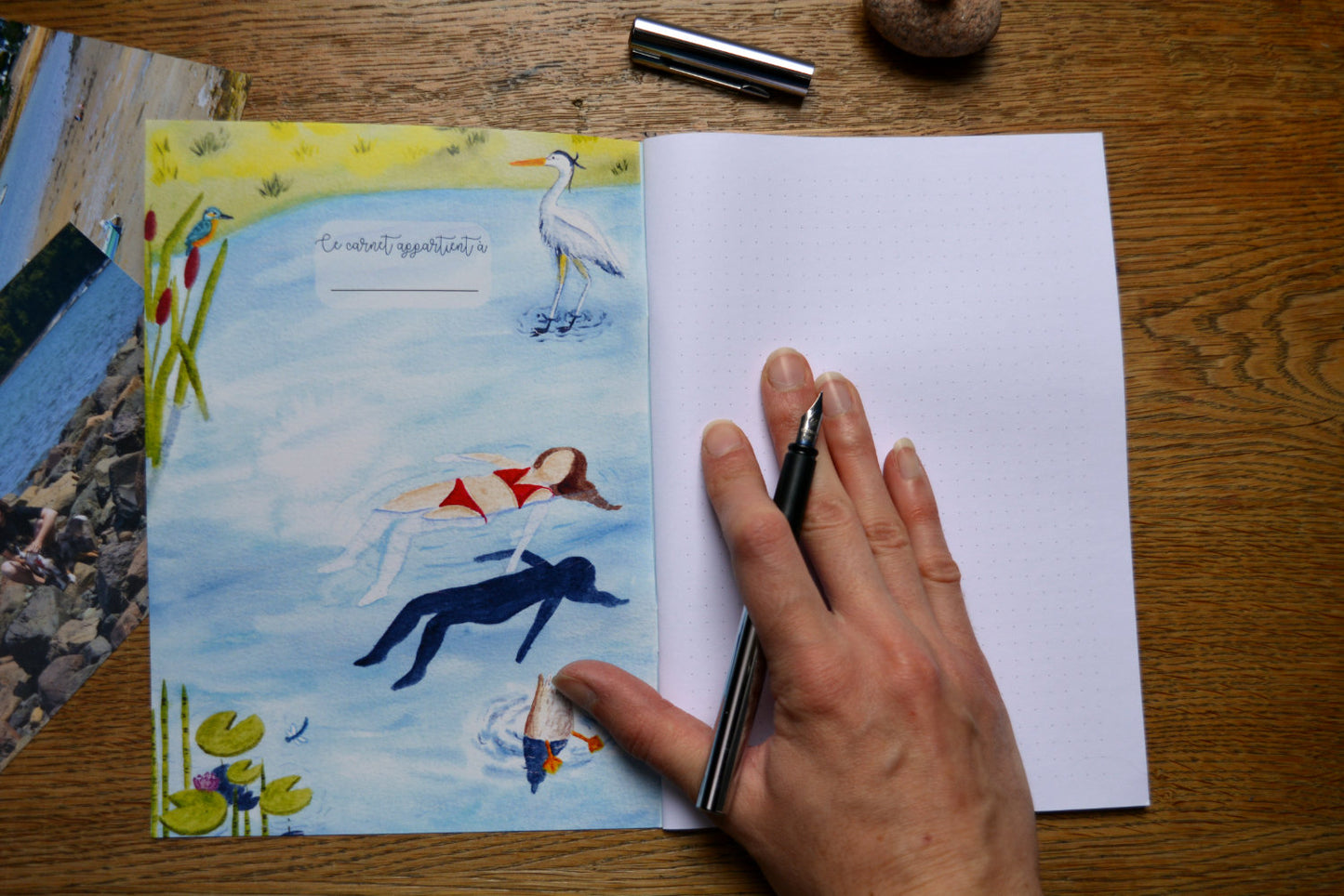 carnet de notes intérieur pointillé