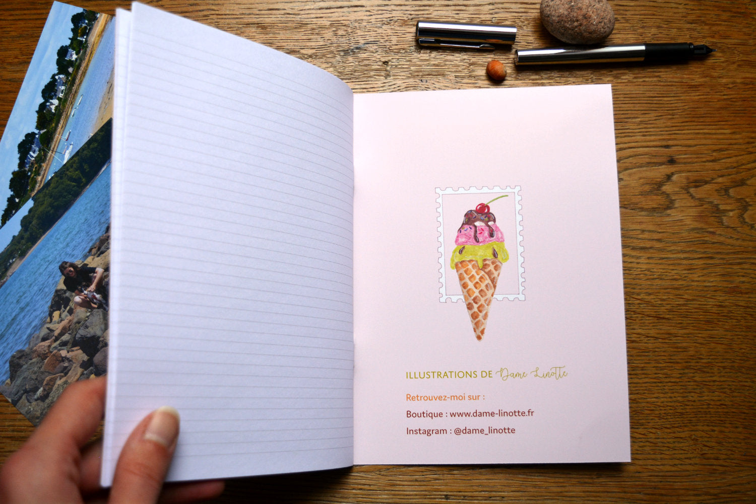 carnet de notes ligné