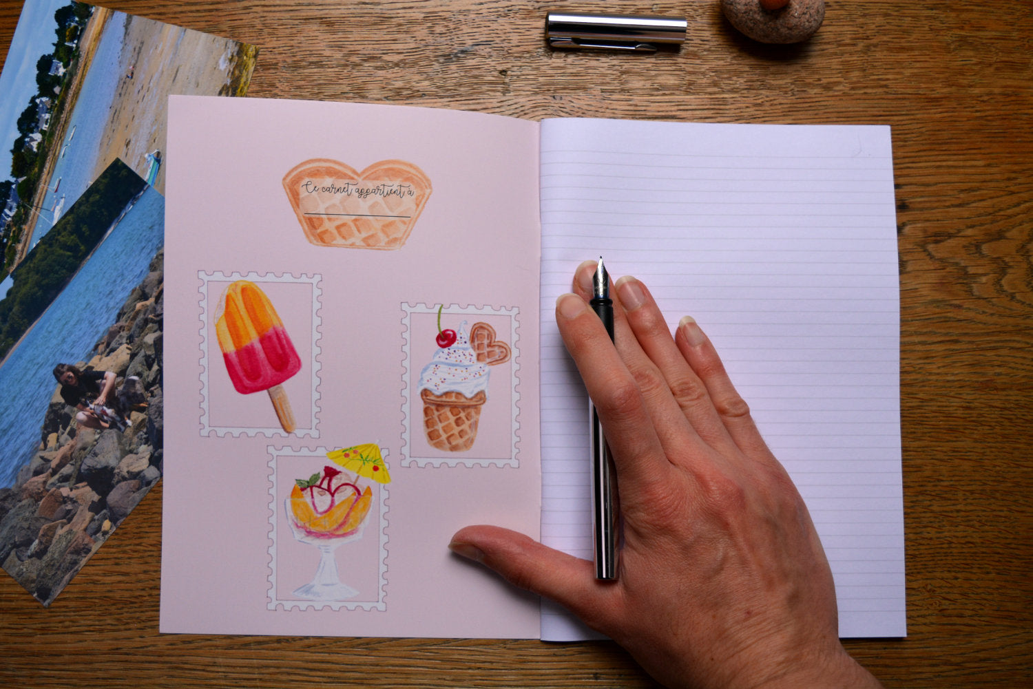carnet de notes ligné