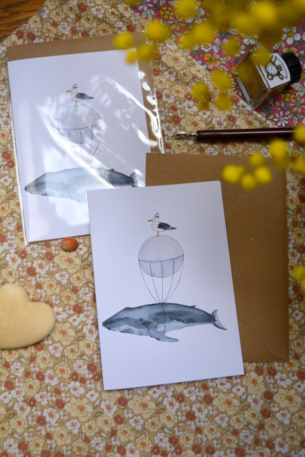 carte a6 baleine 