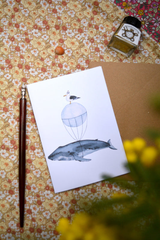 carte a6 baleine 