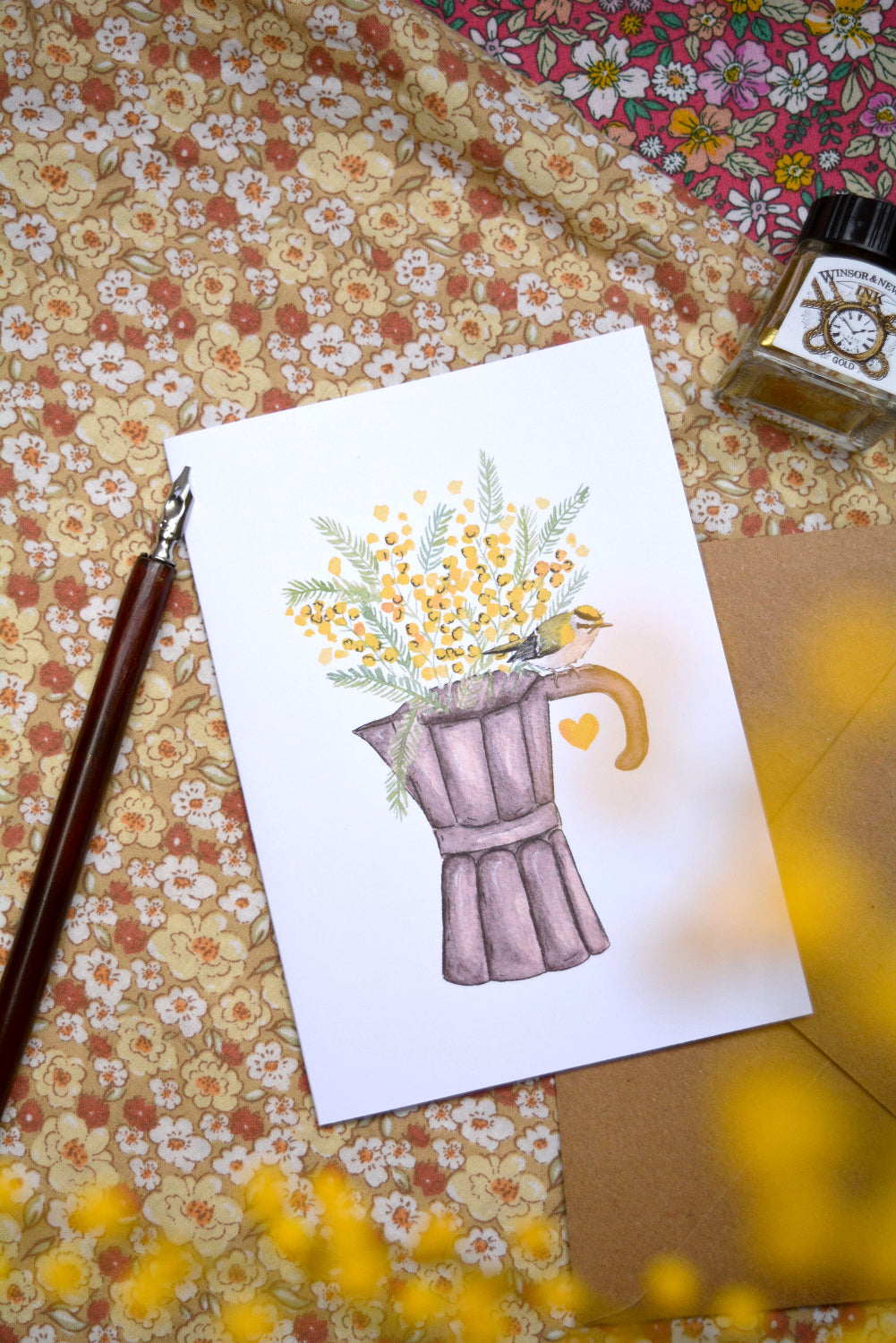 carte a6 cafe mimosa