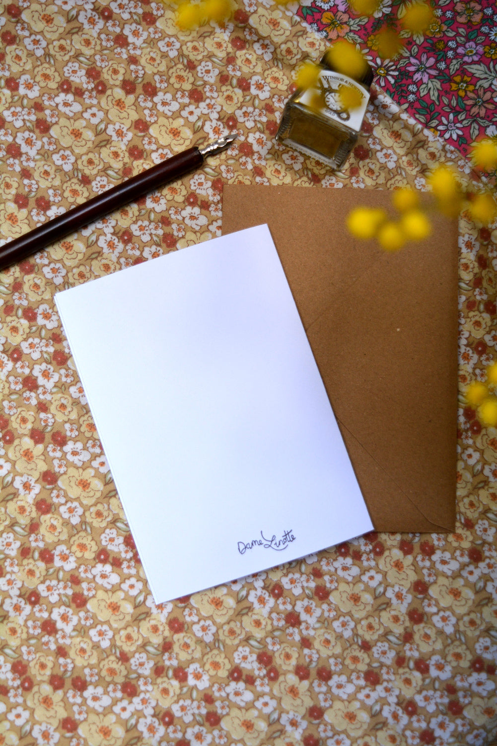 carte a6 pliante verso