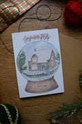carte postale noël cottage