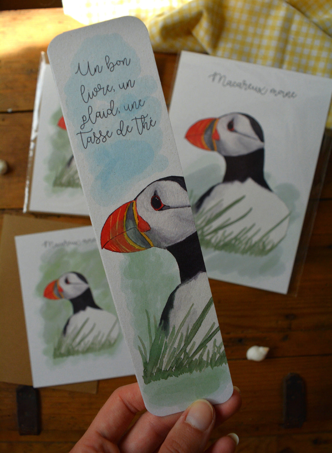 marque page macareux moine