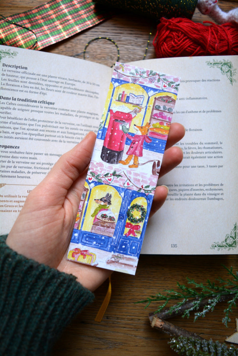 marque page de noel