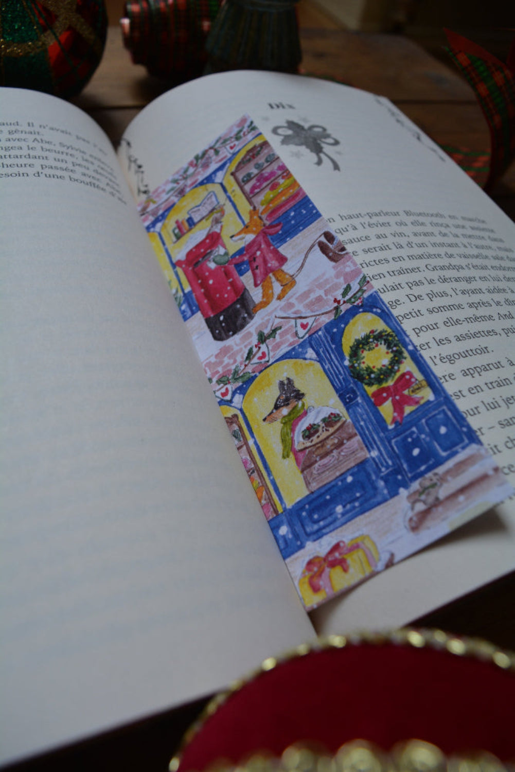 marque page de noel