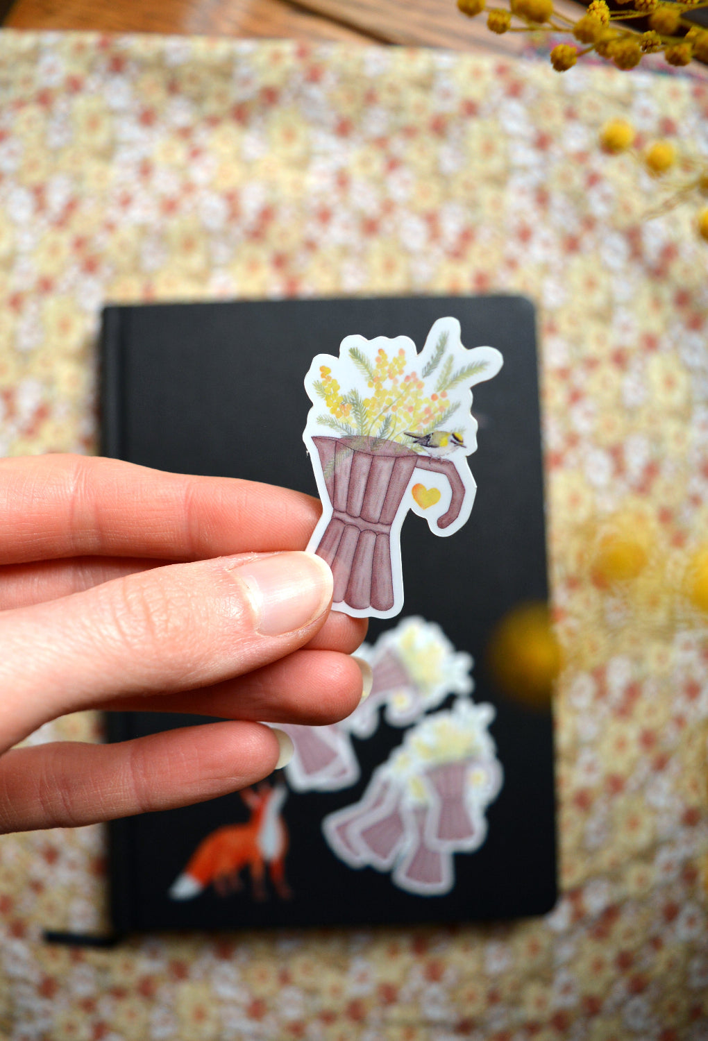 sticker cafe mimosa
