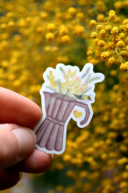 sticker cafe mimosa